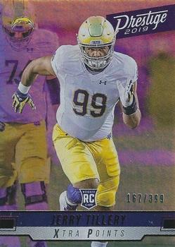 2019 Panini Prestige - Xtra Points Red #203 Jerry Tillery Front