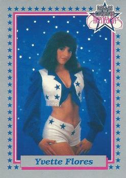 1992 Enor Dallas Cowboys Cheerleaders #17 Yvette Flores Front