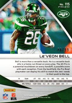 2019 Panini Spectra #115 Le'Veon Bell Back