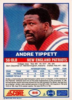 2019 Score - 1989-2019 Score Buybacks #55 Andre Tippett Back