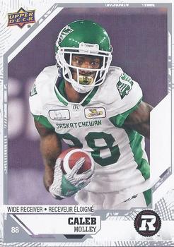 2019 Upper Deck CFL #97 Caleb Holley Front
