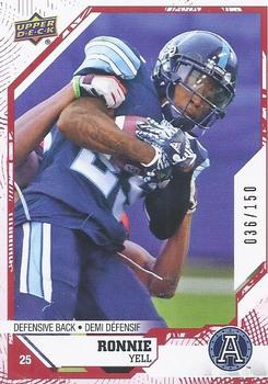 2019 Upper Deck CFL - Red Border #18 Ronnie Yell Front