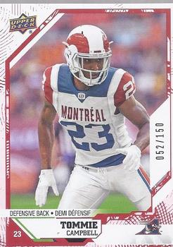 2019 Upper Deck CFL - Red Border #90 Tommie Campbell Front