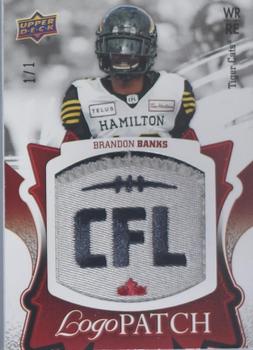 2019 Upper Deck CFL - CFL Logo Patch #CFL-BA Brandon Banks Front