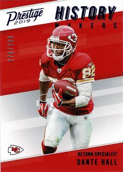 2019 Panini Prestige - History Makers Xtra Points Blue #HM-DH Dante Hall Front