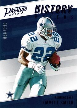 2019 Panini Prestige - History Makers Xtra Points Blue #HM-ES Emmitt Smith Front