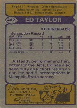 2015 Topps - 60th Anniversary Buybacks Red Stamp #442 Ed Taylor Back