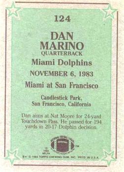 2015 Topps - 60th Anniversary Buybacks Silver Stamp #124 Dan Marino Back