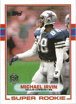 2015 Topps - 60th Anniversary Buybacks Silver Stamp #383 Michael Irvin Front