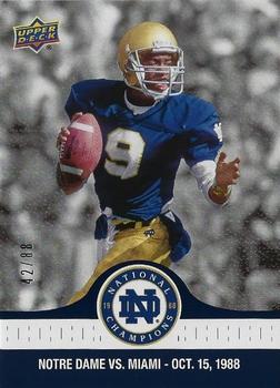 2017 Upper Deck Notre Dame 1988 Champions - Blue #45 Momentum Shift Front