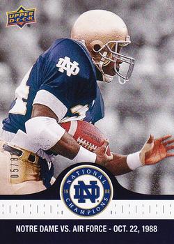 2017 Upper Deck Notre Dame 1988 Champions - Blue #52 Mark Green Opens the Scoring Front
