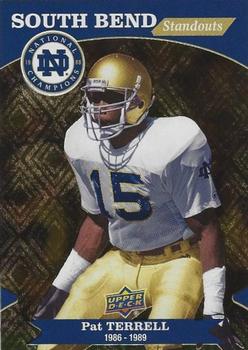 2017 Upper Deck Notre Dame 1988 Champions - South Bend Standouts #SBS-15 Pat Terrell Front