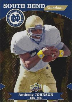 2017 Upper Deck Notre Dame 1988 Champions - South Bend Standouts #SBS-17 Anthony Johnson Front