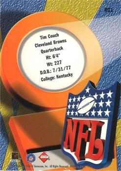 1999 Collector's Edge First Place - Rookie Game Gear Previews #RG1 Tim Couch Back