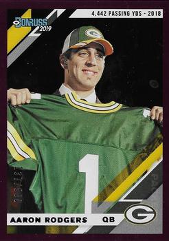 2019 Donruss - Season Stat Line #98V Aaron Rodgers Front