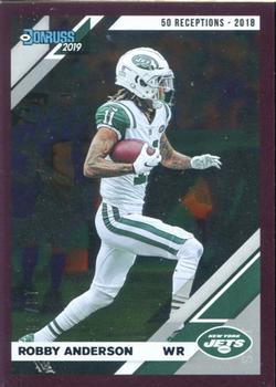 2019 Donruss - Season Stat Line #187 Robby Anderson Front