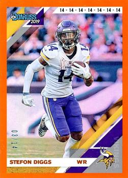 2019 Donruss - Jersey Number #157 Stefon Diggs Front