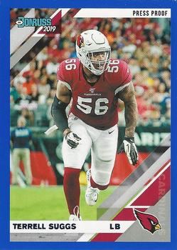 2019 Donruss - Press Proof Blue #30 Terrell Suggs Front