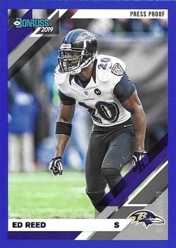 2019 Donruss - Press Proof Blue #32 Ed Reed Front