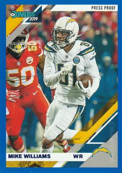 2019 Donruss - Press Proof Blue #132 Mike Williams Front