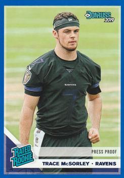 2019 Donruss - Press Proof Blue #346 Trace McSorley Front