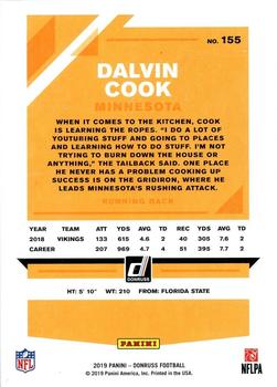 2019 Donruss - Press Proof Bronze #155 Dalvin Cook Back