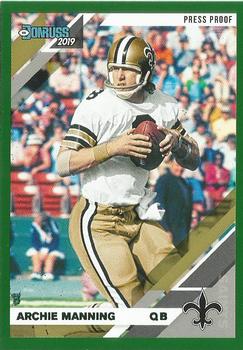2019 Donruss - Press Proof Green #177 Archie Manning Front