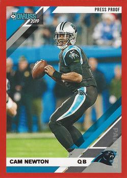 2019 Donruss - Press Proof Red #41 Cam Newton Front