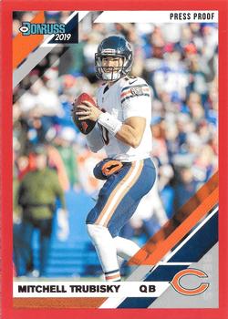 2019 Donruss - Press Proof Red #49 Mitchell Trubisky Front