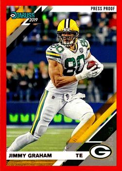2019 Donruss - Press Proof Red #102 Jimmy Graham Front