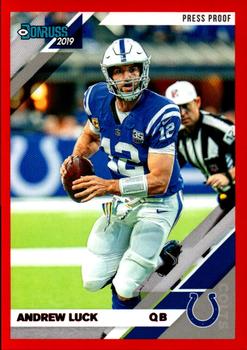 2019 Donruss - Press Proof Red #114 Andrew Luck Front