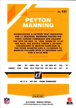 2019 Donruss - Press Proof Red #121 Peyton Manning Back