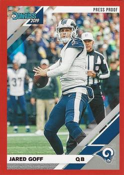2019 Donruss - Press Proof Red #138 Jared Goff Front