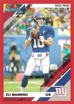 2019 Donruss - Press Proof Red #178 Eli Manning Front