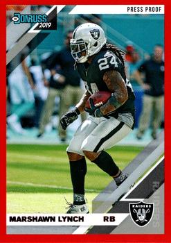 2019 Donruss - Press Proof Red #195 Marshawn Lynch Front