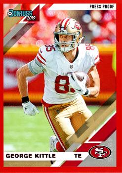 2019 Donruss - Press Proof Red #224 George Kittle Front