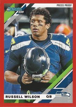 2019 Donruss - Press Proof Red #227V Russell Wilson Front