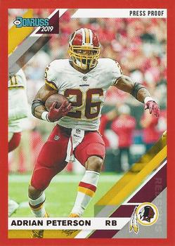2019 Donruss - Press Proof Red #250 Adrian Peterson Front