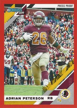 2019 Donruss - Press Proof Red #250V Adrian Peterson Front