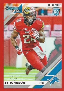 2019 Donruss - Press Proof Red #295 Ty Johnson Front