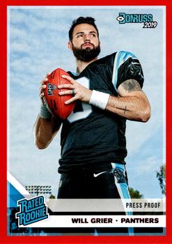 2019 Donruss - Press Proof Red #305 Will Grier Front