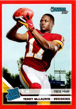 2019 Donruss - Press Proof Red #329 Terry McLaurin Front