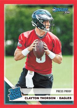 2019 Donruss - Press Proof Red #350 Clayton Thorson Front