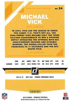 2019 Donruss - Press Proof Yellow #24 Michael Vick Back