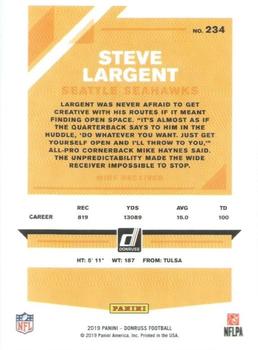 2019 Donruss - Press Proof Yellow #234 Steve Largent Back