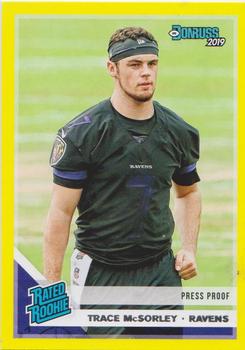 2019 Donruss - Press Proof Yellow #346 Trace McSorley Front