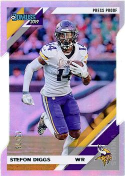 2019 Donruss - Press Proof Silver Die Cut #157 Stefon Diggs Front