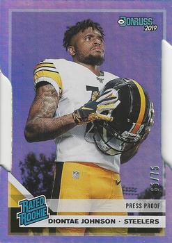 2019 Donruss - Press Proof Silver Die Cut #327 Diontae Johnson Front