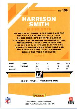 2019 Donruss - Press Proof Gold #159 Harrison Smith Back