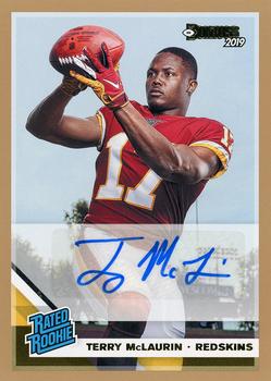 2019 Donruss - Rated Rookie Autographs Bronze #329 Terry McLaurin Front